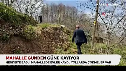 Mahalle günden güne kayıyor!