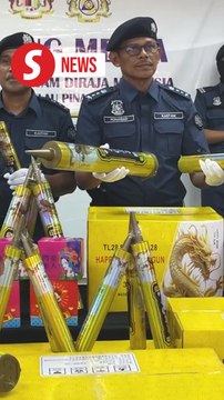Customs seizes over 28 tonnes of contraband fireworks in Prai