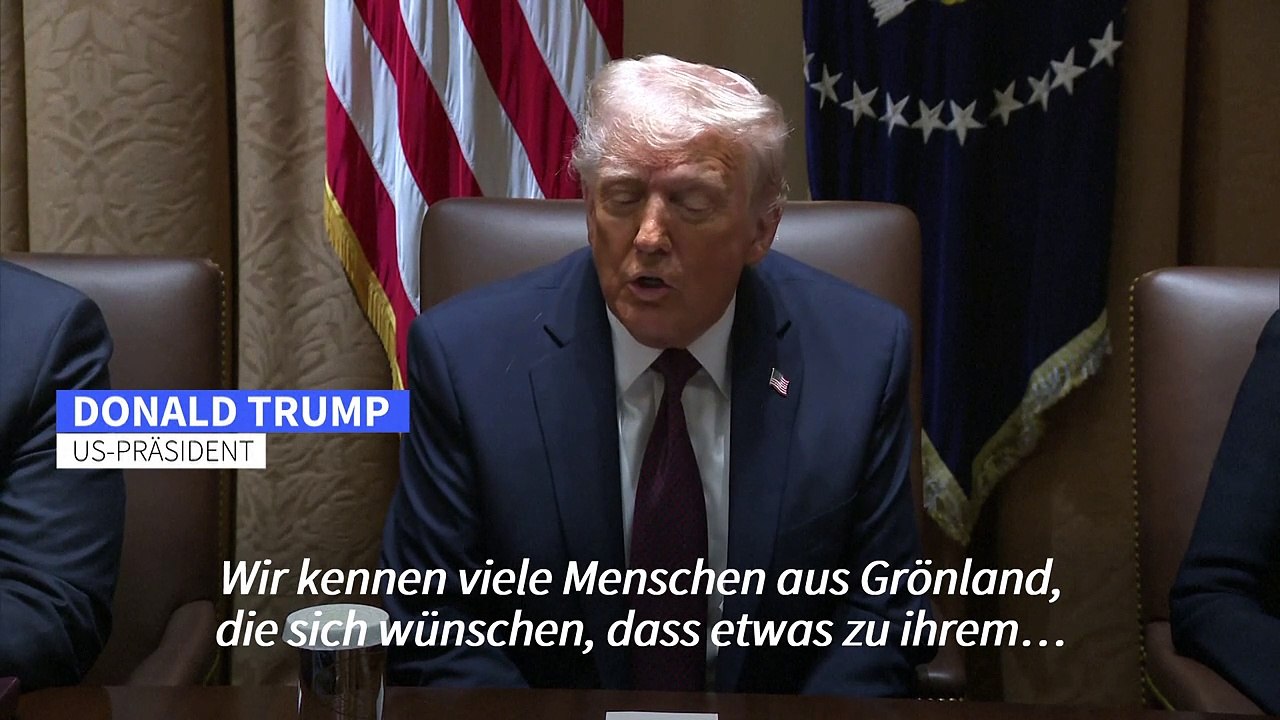 Trump: 'Die Grönländer haben uns gebeten - nicht wir sie!'