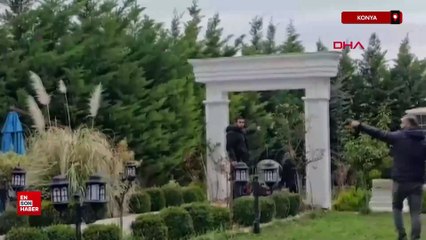 Konya'da firari hükümlü saklandığı villada yakalandı
