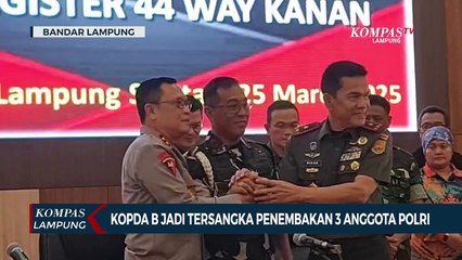 Kopda B Jadi Tersangka Penembakan 3 Anggota Polri