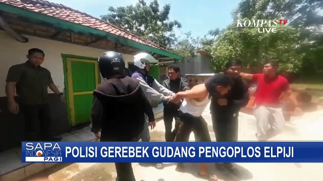 Detik-Detik Polisi Gerebek Gudang Pengoplos Elpiji di Bangkalan dan Tangkap 3 Pelaku