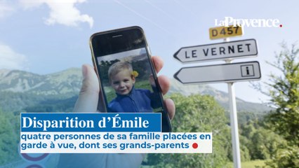 Disparition d'Émile : ses grands-parents placés en garde à vue et deux autres personnes