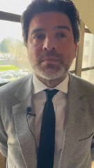 Mehdi Bayat après le verdict du tribunal de première instance de Charleroi