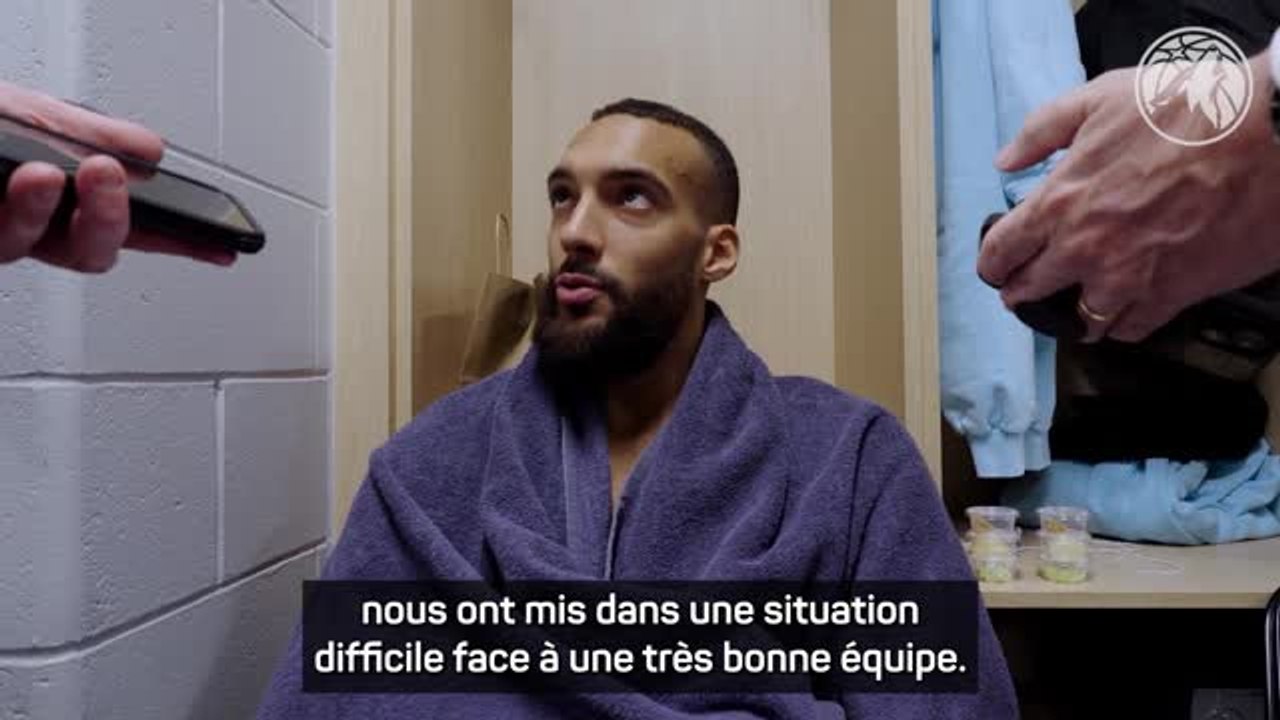 Timberwolves - Gobert : "Nous devons être plus forts mentalement"