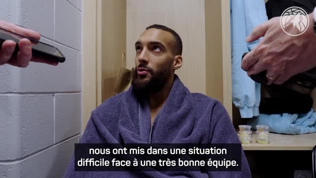 Timberwolves - Gobert : Nous devons être plus forts mentalement