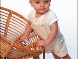 Edgar short twill dungarees Beige colour  Natalys