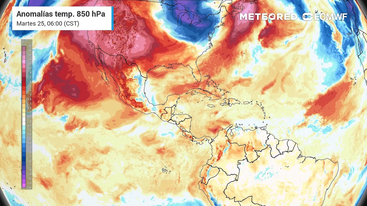 Una ola de calor domina partes del Oeste, Sur y Suroeste de México del 25 al 28 de marzo