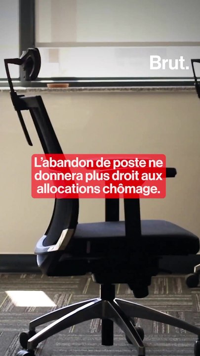 L’abandon de poste ne donnera plus droit aux allocations chômage.