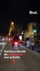 Livreur, il aurait préféré être confiné : Hamza témoigne