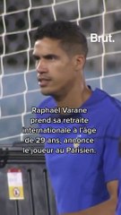 Raphaël Varane prend sa retraite internationale à 29 ans.