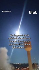 Un fragment de la météorite tombée en France le 13 février a été retrouvé…