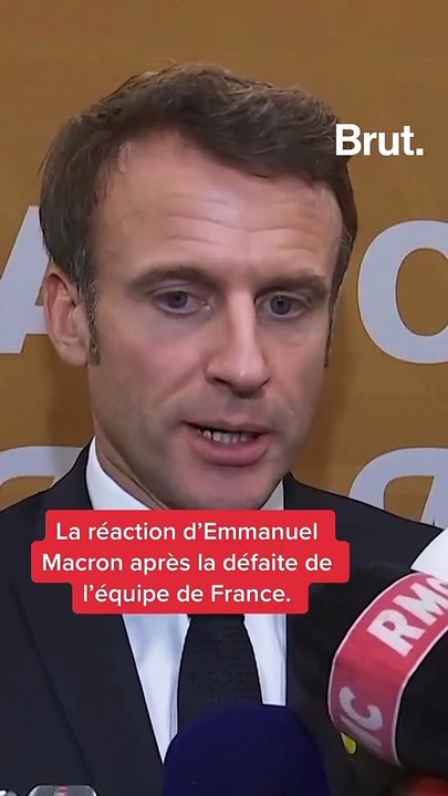 La réaction d’Emmanuel Macron après la défaite des Bleus