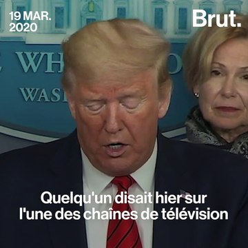 La communication de Donald Trump face au coronavirus