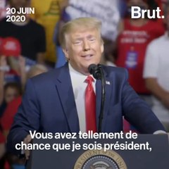 Le style Donald Trump en meeting à Tulsa