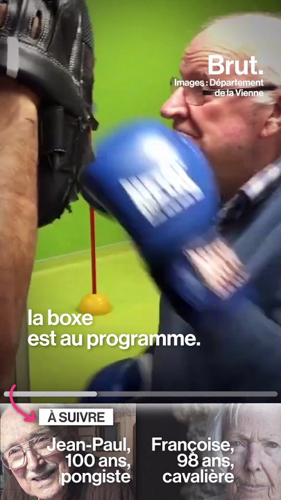 Ces personnes âgées continuent à faire du sport