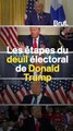 Les 5 étapes du deuil électoral selon Donald Trump