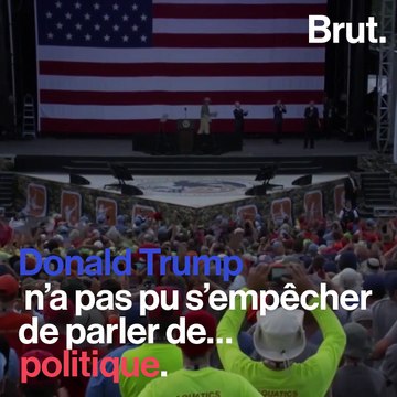 Donald Trump parle politique devant les Boys Scout