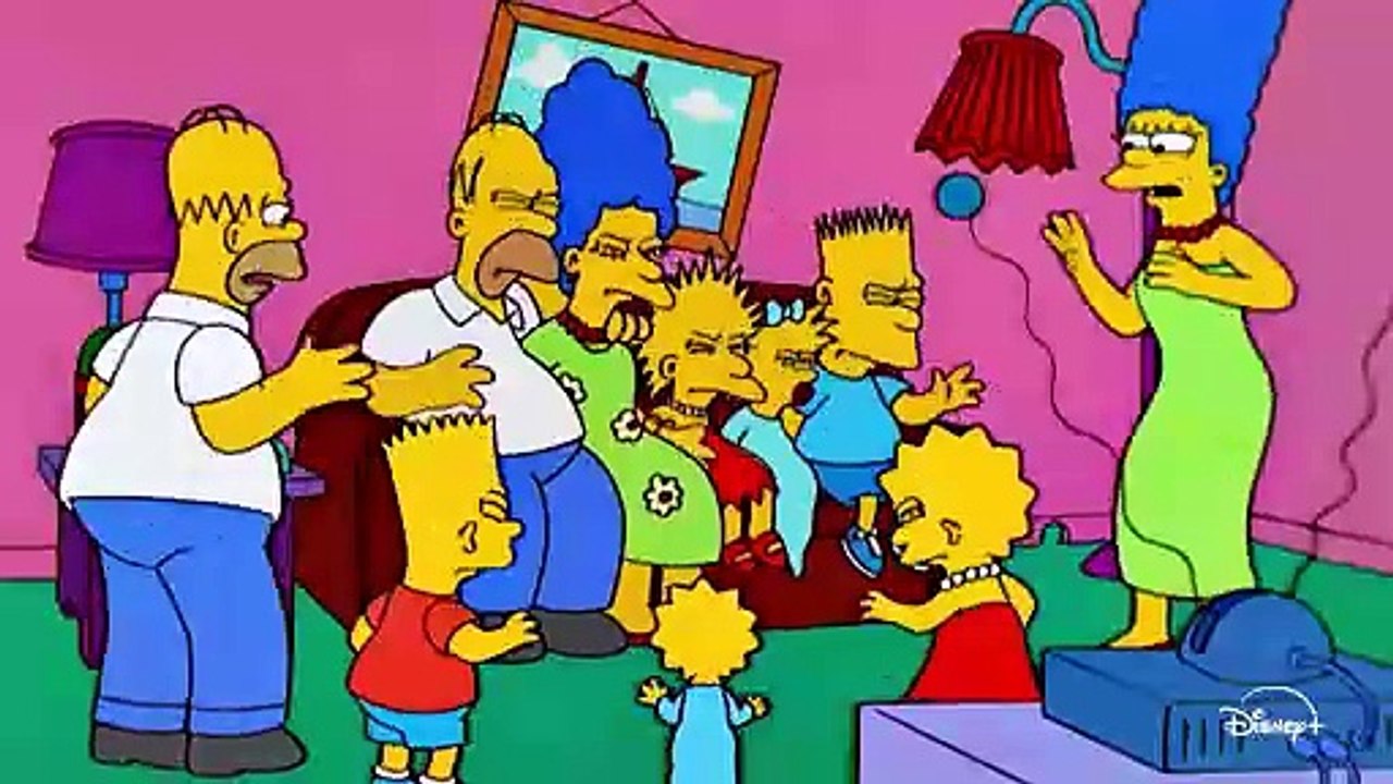 Bande-annonce du stream des Simpson sur Disney+