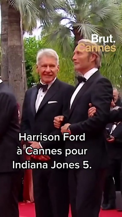 Harrison Ford à Cannes pour Indiana Jones 5.
