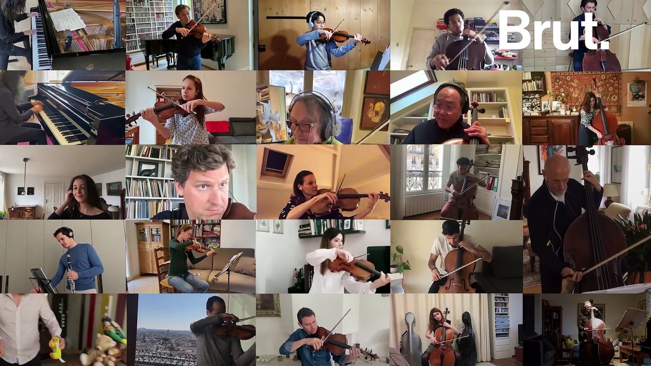 Ils jouent "Le Carnaval des animaux" pour les soignants du monde entier