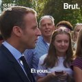 5 moments où Emmanuel Macron était au contact des Français