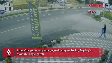 Yer: Adana! Telefona bakarken ehliyetsiz sürücü çarptı