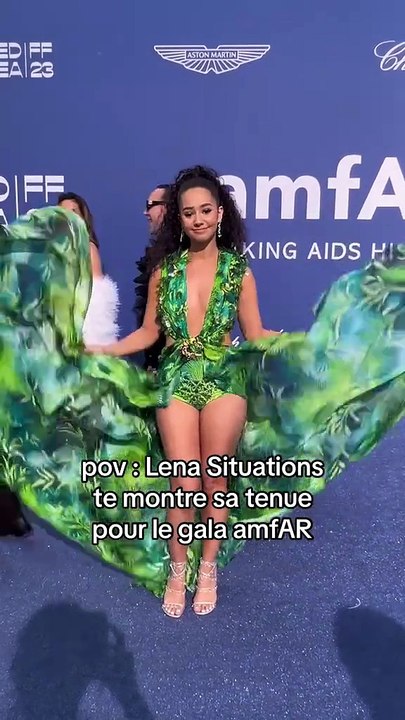 La tenue de Léna Situations pour le gala AmfAR.
