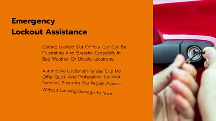 Auto Locksmith Kansas City MO