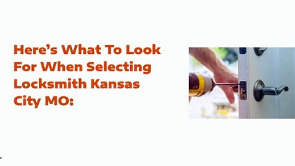 Locksmith Kansas City MO