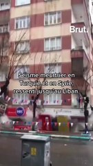 Séisme meurtrier en Turquie et en Syrie.