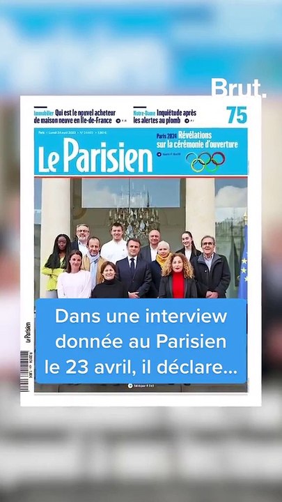 Emmanuel Macron "assume totalement" son "traverser la rue"