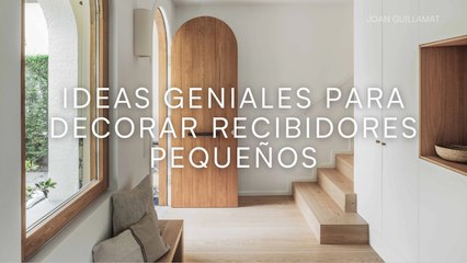Ideas geniales para decorar recibidores pequeños