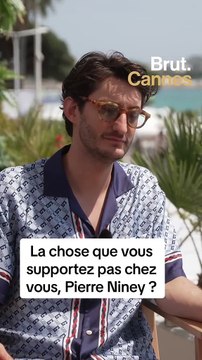 La chose que Pierre Niney ne supporte pas chez lui.