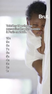 Voici les 10 prénoms masculins les plus donnés à Paris en 2022.
