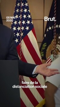 Ce que Donald Trump disait à propos des gestes barrières