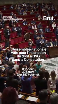 L'Assemblée nationale a voté pour inscrire le droit à l'IVG dans la Constitution