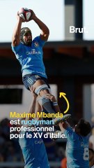 Joueur du XV d'Italie, Maxime Mbanda s'engage comme ambulancier volontaire
