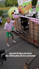 Sur la route du Tour de France avec la caravane E.Leclerc