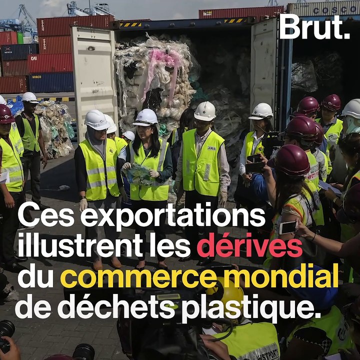 Des tonnes de déchets retournés à l'envoyeur