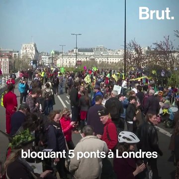 Londres : une journée d'action avec des militants d'Extinction Rebellion