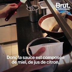 Dessert à base de poire et d'absinthe, la recette de Jessica Préalpato