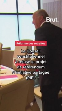 Le Conseil constitutionnel a refusé le projet de référendum d'initiative partagée (RIP).