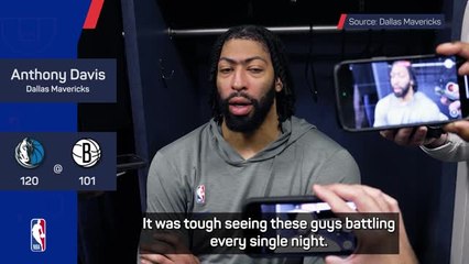 Davis thrilled to make Mavericks return after 'tough' spell out