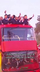 La ferveur au retour de l'équipe du Maroc après le Mondial