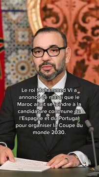 Coupe du monde 2030 : le Maroc fait candidature commune avec le Portugal et l'Espagne.