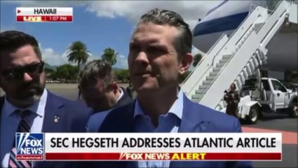Hegseth attacks The Atlantic over leaked war plans