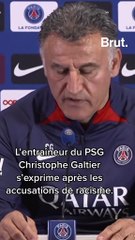 L'entraîneur du PSG s'exprime après les accusations de racisme.