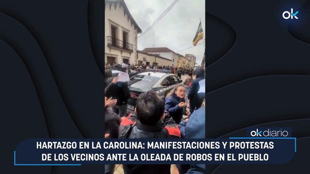 Hartazgo en La Carolina: manifestaciones y protestas de los vecinos ante la oleada de robos en el pueblo