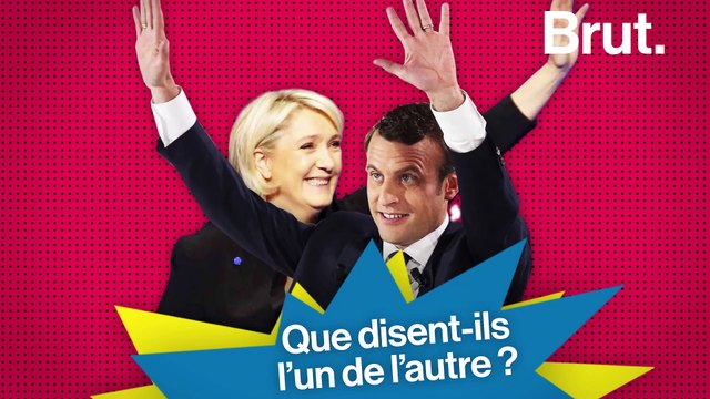 Macron / Le Pen : que disent-ils l'un de l'autre ?